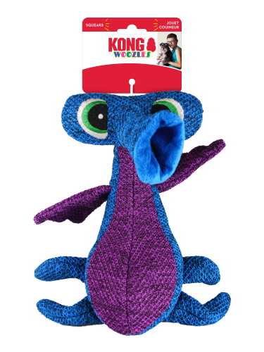 Kong Woozles Blue M niebieski stworek