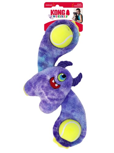 Kong Woozles Blue M nietoperz z piłkami