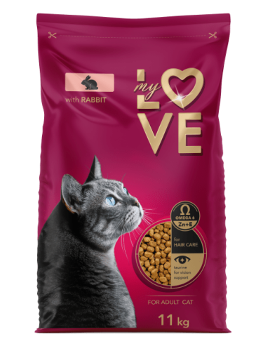 My Love dla kotów Karma z królikiem 11kg