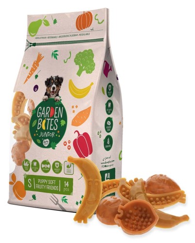 Garden Bites Fruity Friends Puppy Soft S 14szt.