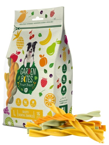Garden Bites Fruity Dental Swirls L 15szt.