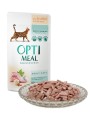 OPTIMEAL dla kotów Królik w białym sosie 12x85g