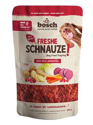 BOSCH Freshe Schnauze Ziemniaki z burakiem i warzywami 250g