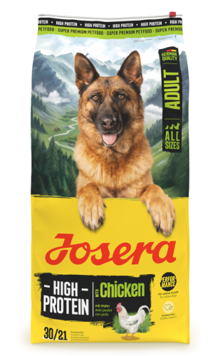 JOSERA Adult High Protein Chicken 12,5kg + 2x900g GRATIS