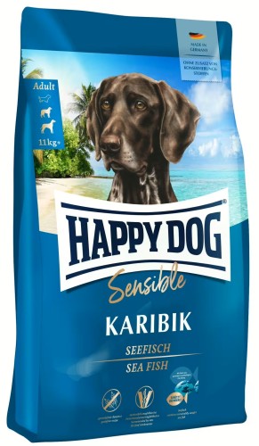 Happy Dog Sensible Karibik 11kg z rybami