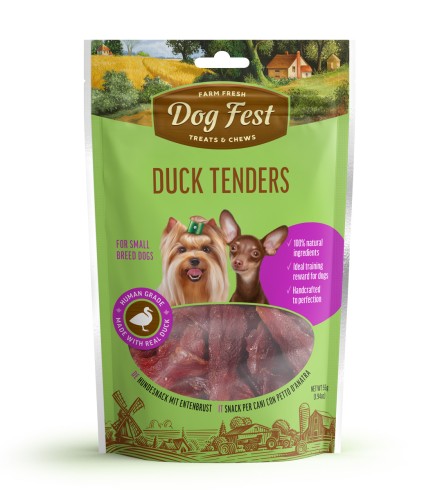 Dog Fest Duck Tenders 55g filet z kaczki dla małych ras