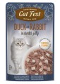 Cat Fest Duck with Rabbit in tender jelly 70g kaczka z królikiem