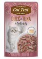 Cat Fest Duck with Tuna in tender jelly 70g kaczka z tuńczykiem