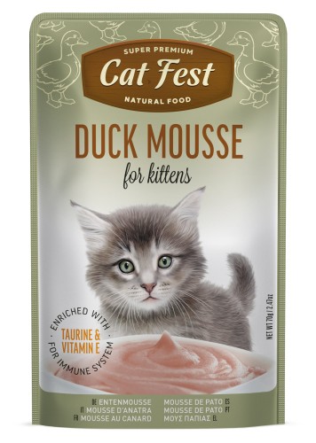 Cat Fest Duck Mousse 70g mus z kaczki dla kociąt