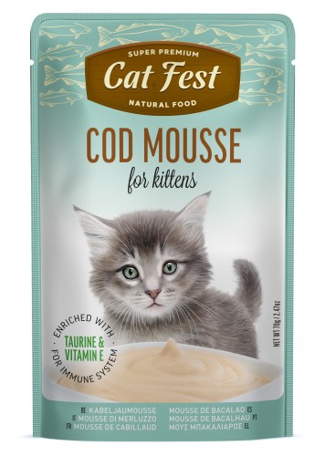 Cat Fest Cod Mousse 70g mus z dorsza dla kociąt