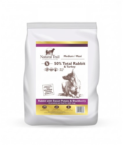 NATURAL TRAIL Medium Maxi Breed Rabbit 2kg królik