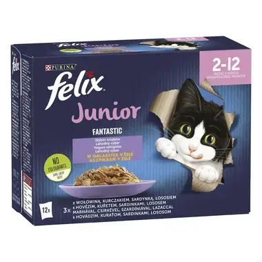 Purina FELIX FANTASTIC Junior w galaretce 12x85g.jpg