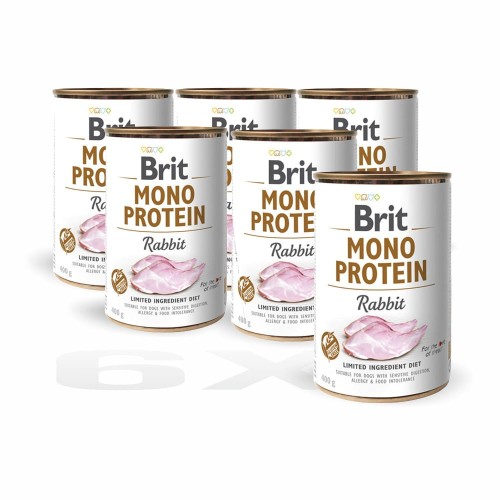 Brit Mono Protein Rabbit 6x400g KRÓLIK