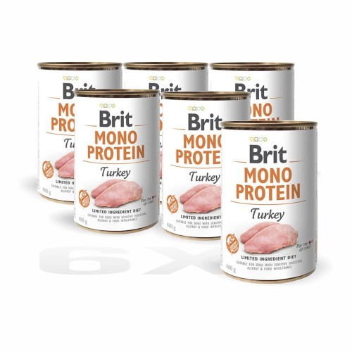 Brit Mono Protein Turkey 6x400g INDYK