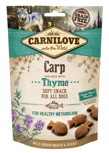 Carnilove Dog Semi Moist Snack Carp & Thyme 200g karp z tymiankiem