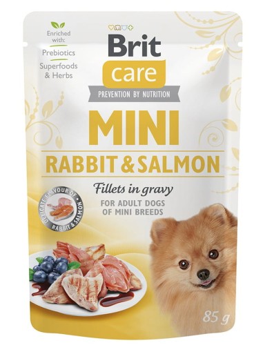 BRIT Care Mini Pouch Rabbit & Salmon 85g