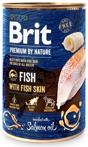 Brit Premium by Nature Fish with Fish skin 400g