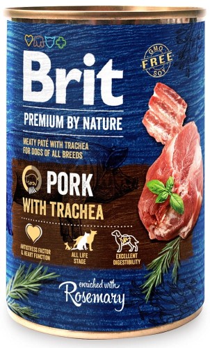 Brit Premium by Nature Pork with Trachea 400g