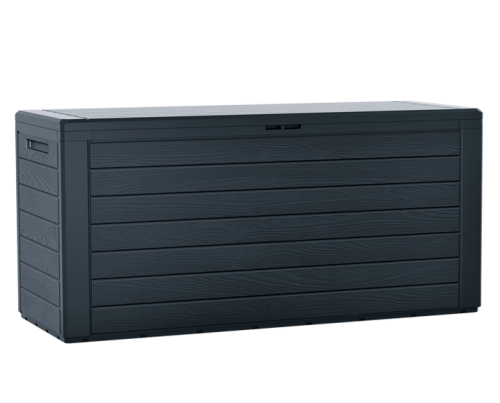 PROSPERPLAST Skrzynia ogrodowa Woodebox 280l antracyt