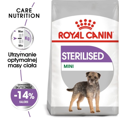 ROYAL CANIN Mini Sterilised 3kg psy dorosłe sterylizowane