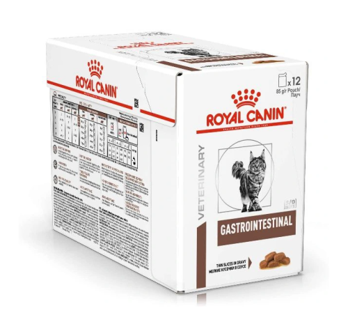 ROYAL CANIN Kot Gastro Intestinal 12x85g - zaburzenia żołądkowo-jelitowe