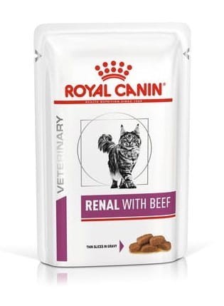 ROYAL CANIN Kot Renal Beef 12x85g