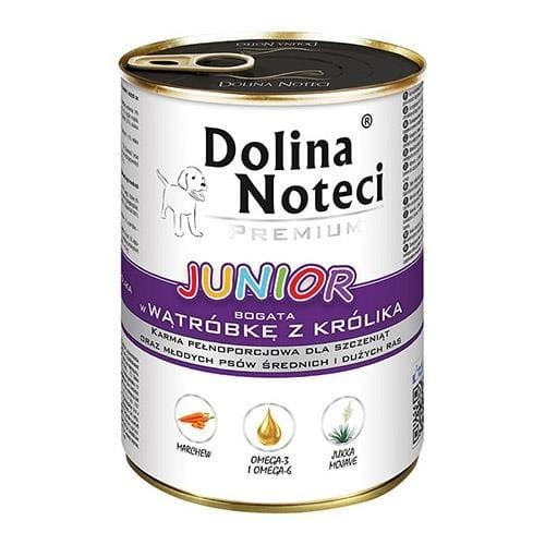 DOLINA NOTECI Premium JUNIOR Wątróbka z królika 400g
