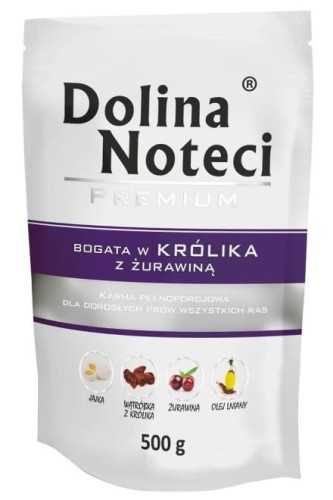 DOLINA NOTECI Premium KRÓLIK z żurawiną 500g