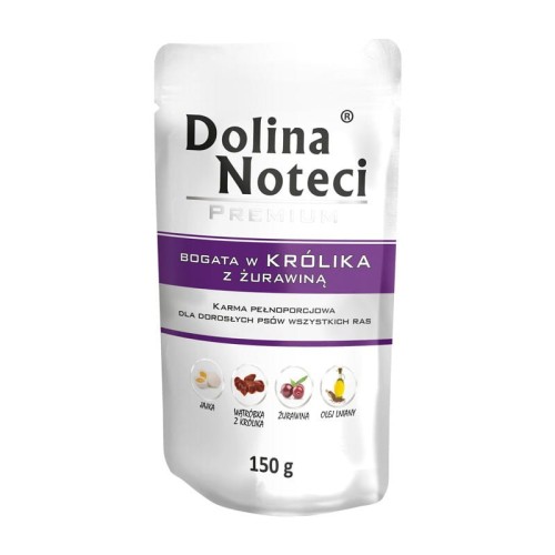 DOLINA NOTECI Premium KRÓLIK z żurawiną 150g
