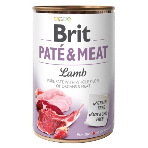 Brit Pate & Meat Lamb 400g JAGNIĘCINA
