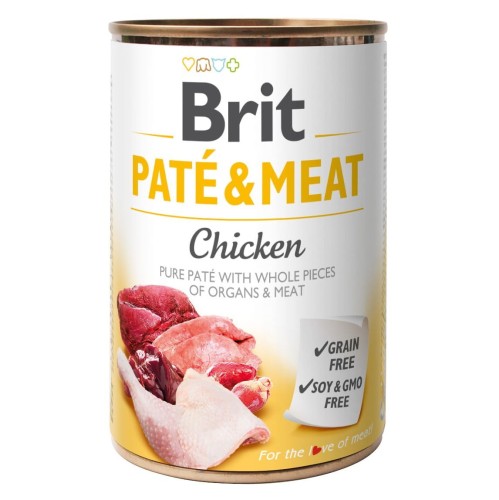 Brit Pate & Meat Chicken 800g KURCZAK