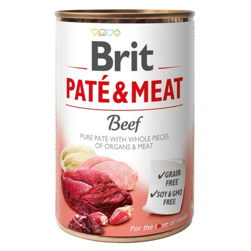 Brit Pate & Meat Beef 800g WOŁOWINA