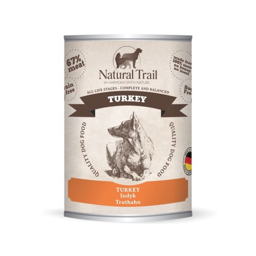 NATURAL TRAIL Turkey 800g Indyk monobiałkowy