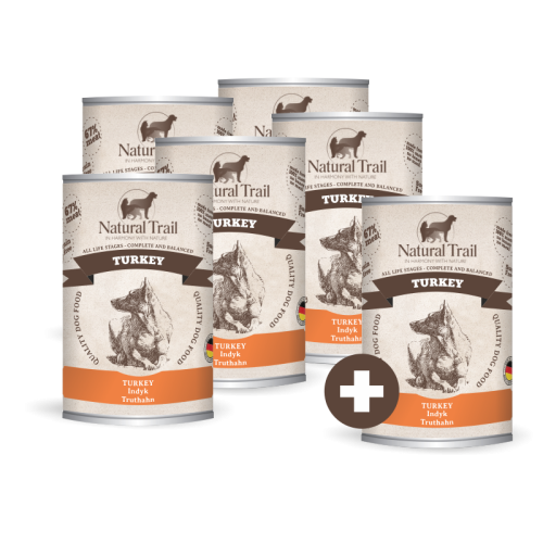 NATURAL TRAIL Turkey 6x400g Indyk monobiałkowy