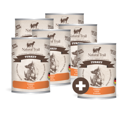 NATURAL TRAIL Turkey 6x800g Indyk monobiałkowy