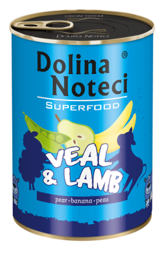 DOLINA NOTECI SuperFood Cielęcina i Jagnięcina 400g