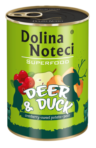 DOLINA NOTECI SuperFood Jeleń i Kaczka 400g