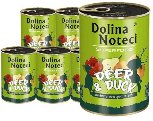 DOLINA NOTECI SuperFood Jeleń i Kaczka 6x400g