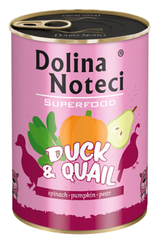 DOLINA NOTECI SuperFood Kaczka i Przepiórka 400g