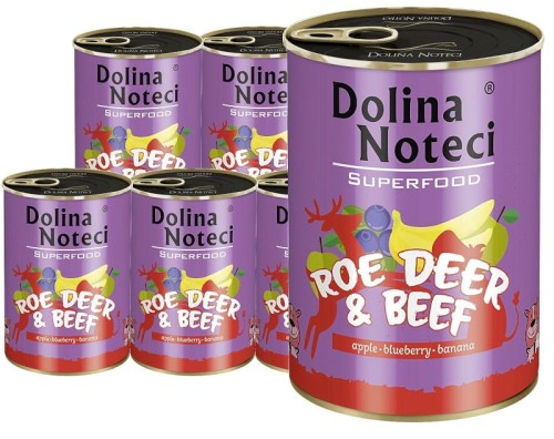 DOLINA NOTECI SuperFood Sarna i Wołowina 6x400g