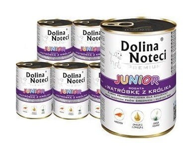 DOLINA NOTECI Premium JUNIOR Wątróbka z królika 24x400g