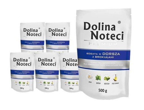 DOLINA NOTECI Premium DORSZ z brokułami 10x500g 