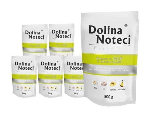 DOLINA NOTECI Premium GĘŚ z ziemniakami 10x500g
