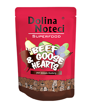 DOLINA NOTECI SuperFood Wołowina i Serca gęsi 300g