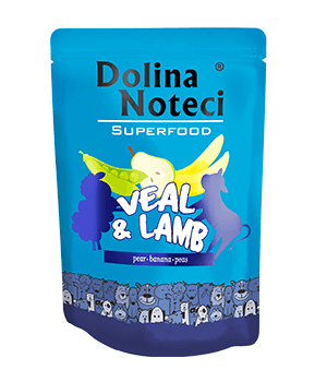 DOLINA NOTECI SuperFood Cielęcina i Jagnięcina 300g
