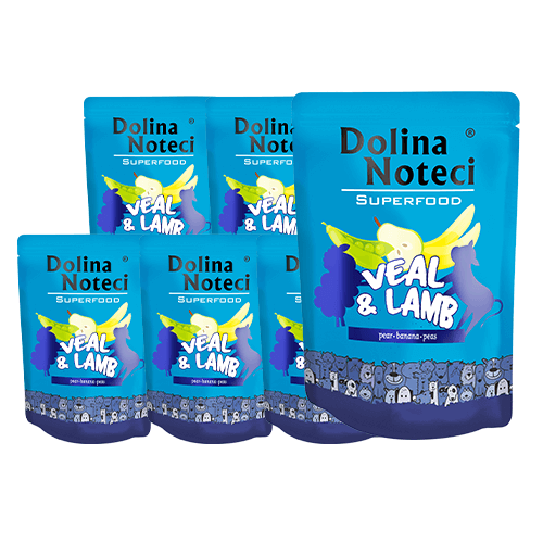 DOLINA NOTECI SuperFood Cielęcina i Jagnięcina 10x300g