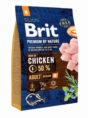 Brit Premium by Nature M Adult 3kg