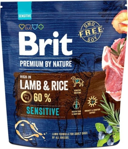 Brit Premium by Nature Sensitive Lamb & Rice 1kg