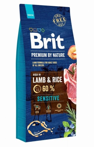 Brit Premium by Nature Sensitive Lamb & Rice 15kg