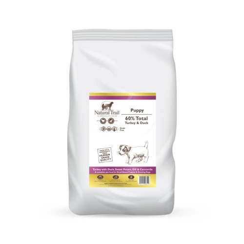 NATURAL TRAIL Puppy Small Breeds Turkey & Duck 6kg dla szczeniąt